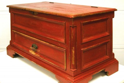 Grande malle fini antique