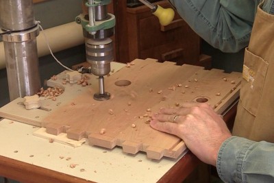 Truc pour percer facilement un trou de grand diamètre