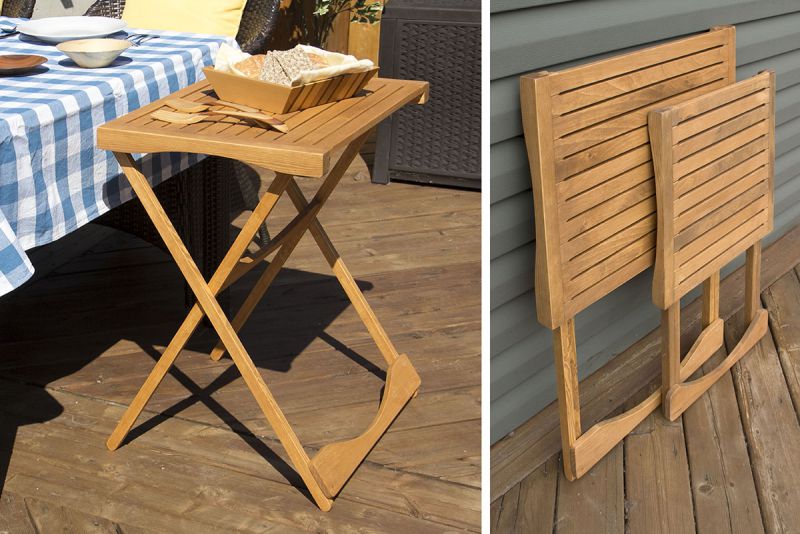 Petite table pliante Bois passions et cie