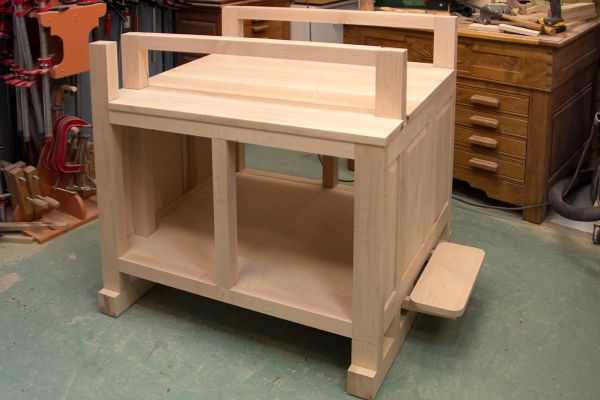 Meuble d'�tabli mobile