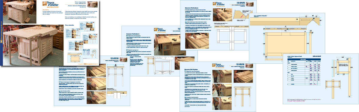 Cahier de plans papier disponible