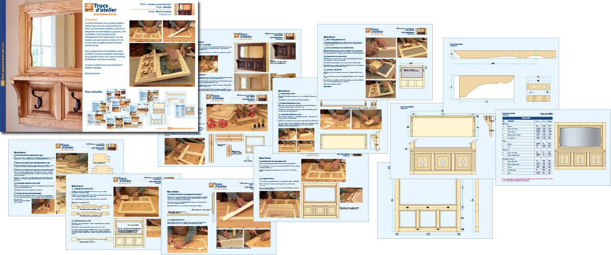 Cahier de plans papier disponible