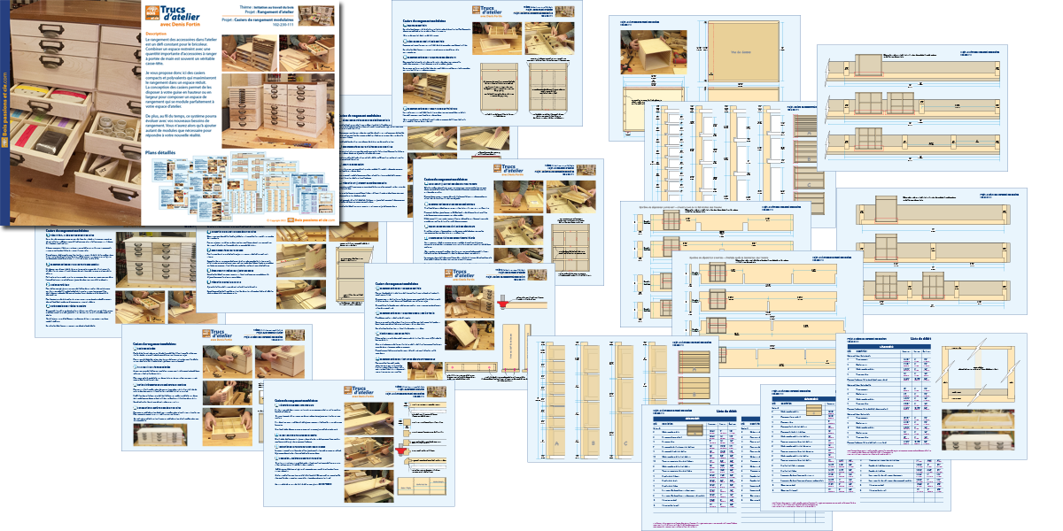 Cahier de plans papier disponible