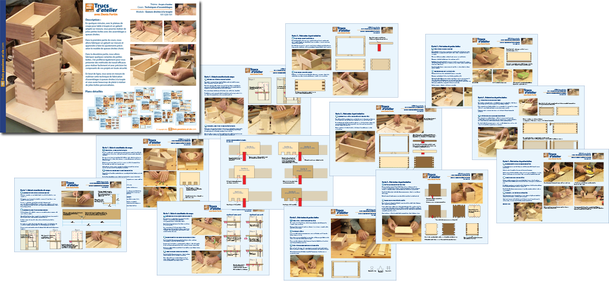 Cahier de plans papier disponible