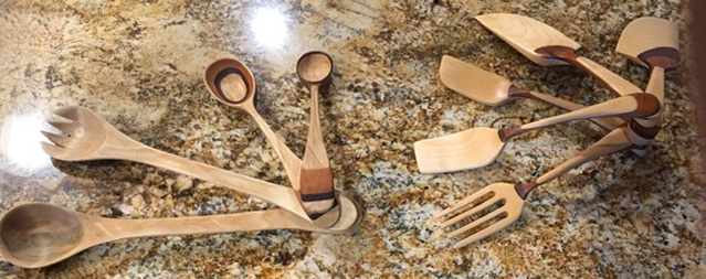 Ustensilles en bois - Fran�ois Bergeron