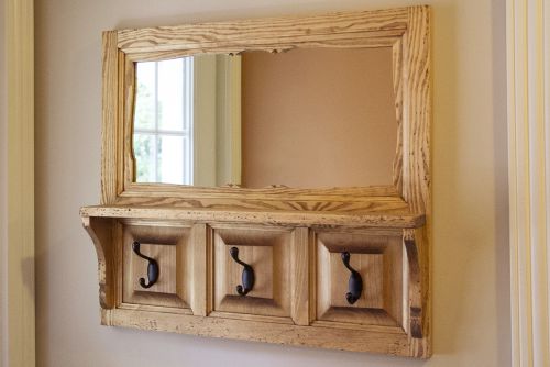 Miroir d'entr�e fini antique