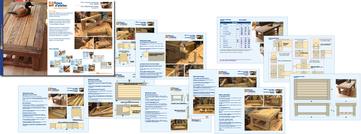Cahier de plans papier disponible