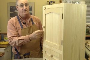 Installation de la porte sur le b�ti