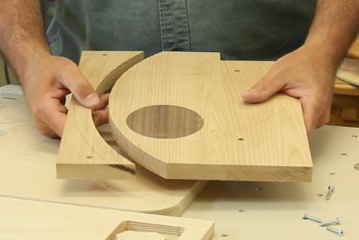 D�coupage pour le formage des languette de bois