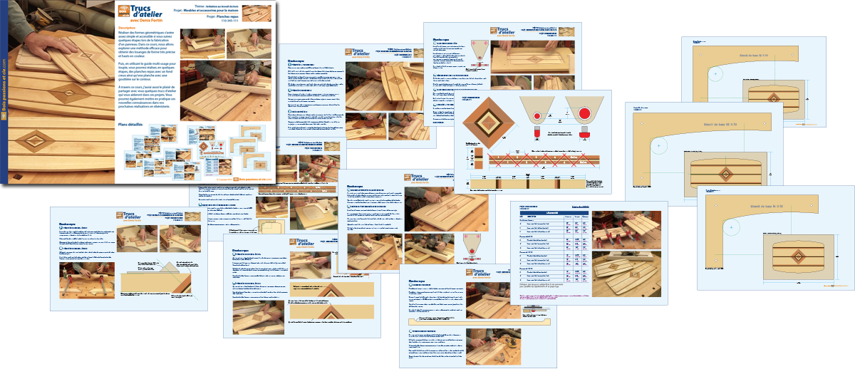 Cahier de plans papier disponible