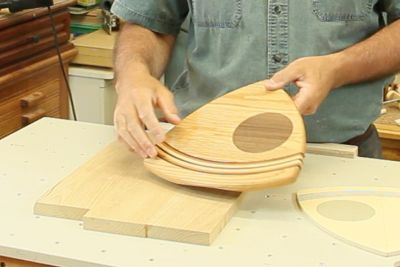 D�coupage pour le formage des languette de bois