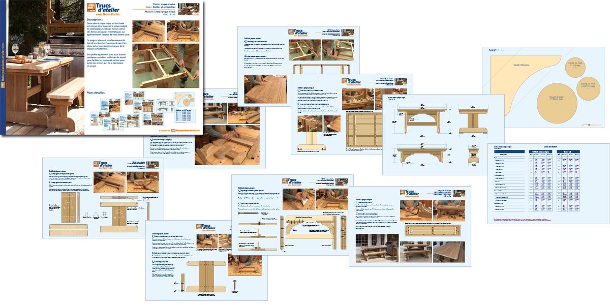 Cahier de plans papier disponible