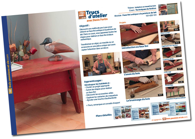 Cahier de plans papier disponible
