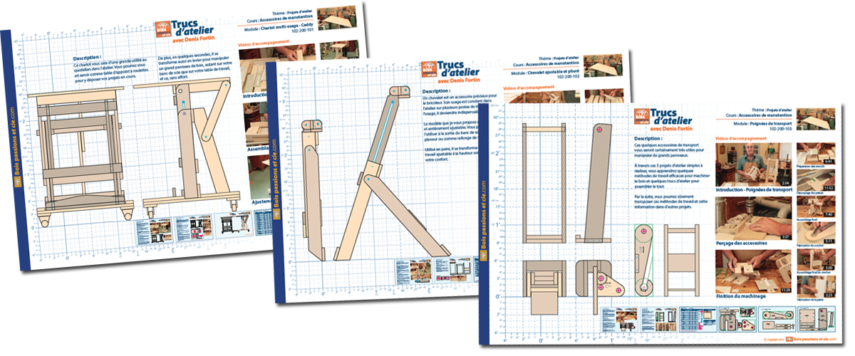 Cahier de plans papier disponible