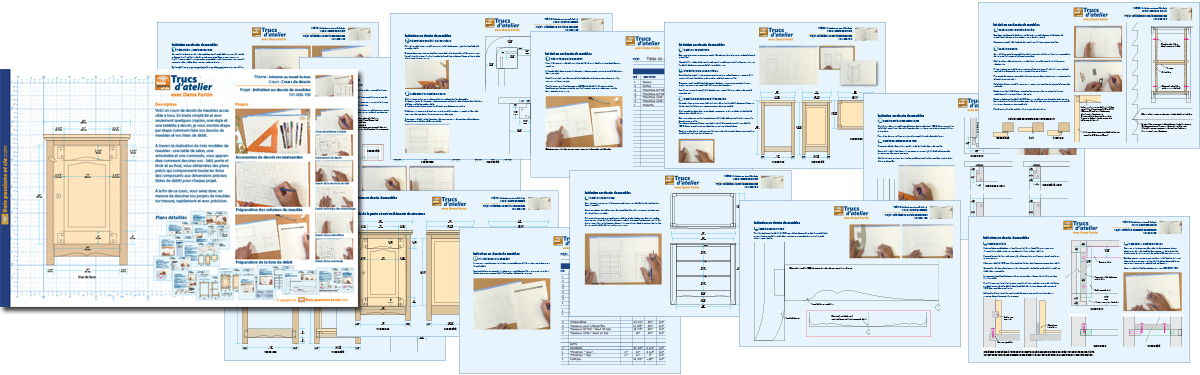 Cahier de plans papier disponible