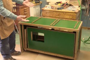 D�montage du meuble pour le rangement