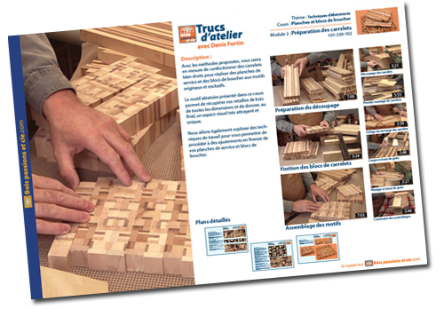Cahier de plans papier disponible