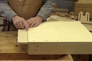 Installation de la tablette du levier