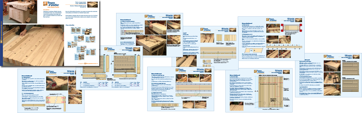 Cahier de plans papier disponible