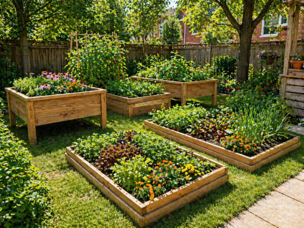 Petit am�nagement de bacs et bo�te � jardin