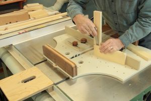 D�coupe des tenons