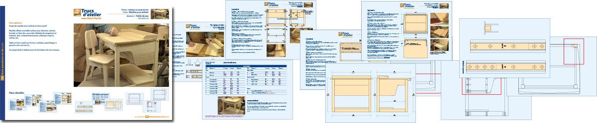 Cahier de plans papier disponible