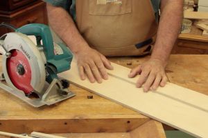 Guide droit pour scie ronde