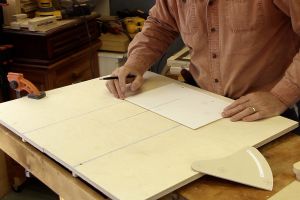 Positionnement des guides à angles