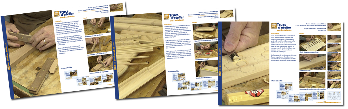 Cahier de plans papier disponible