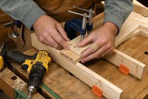Le secret des assemblages � goujons