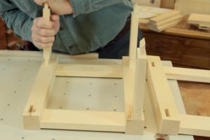 Montage du tabouret � sec