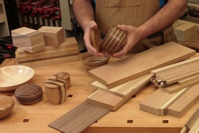 Fabrication de blocs lamin�s