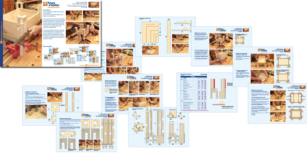 Cahier de plans papier disponible