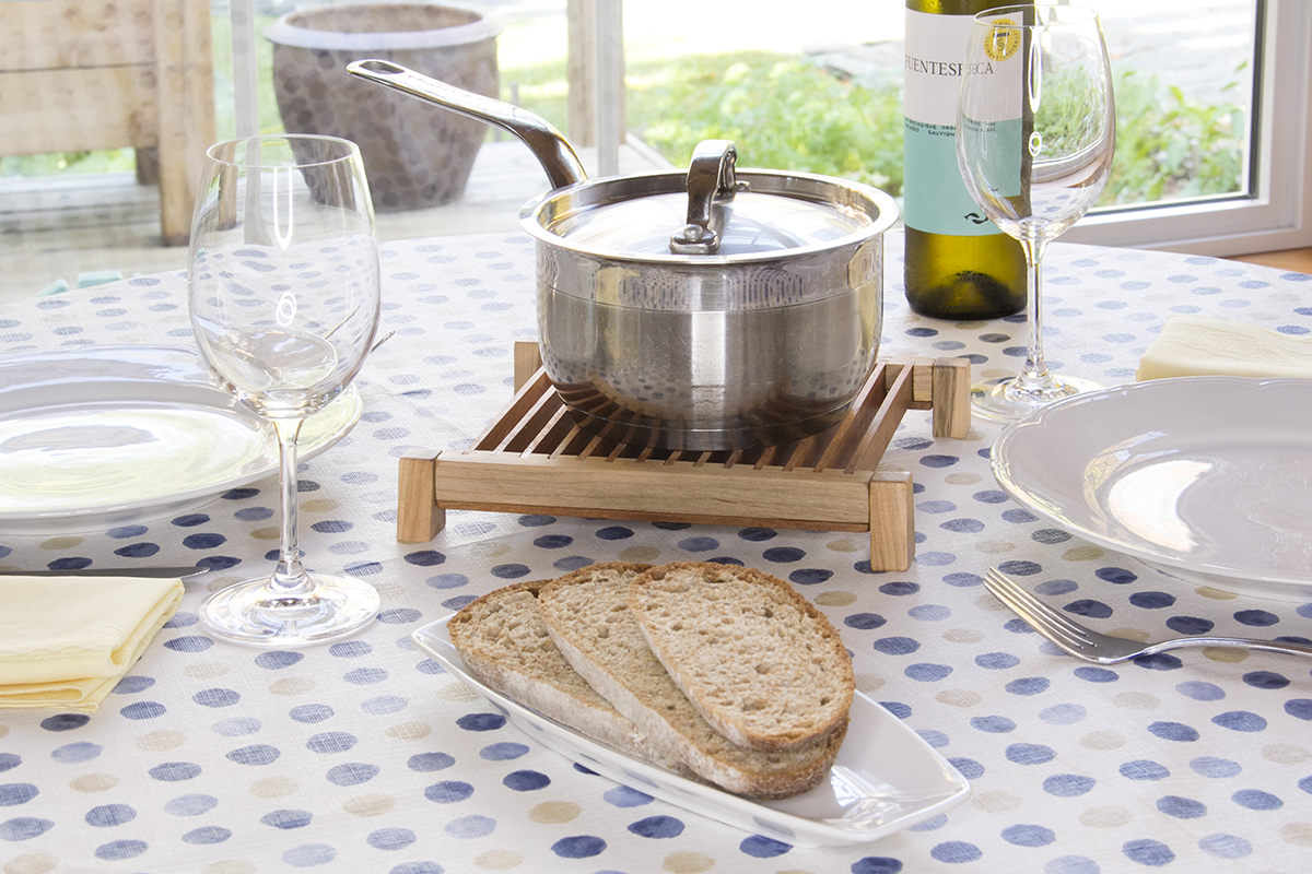 Sous-plat à lamelles - Bois passions et cie