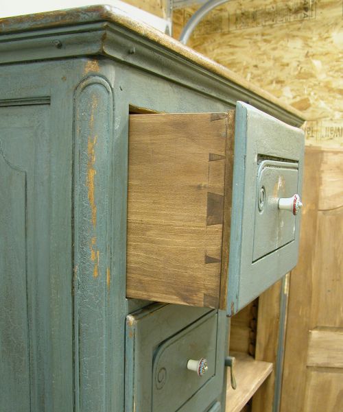 D�tail des tirroirs