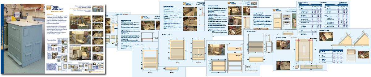 Cahier de plans papier disponible