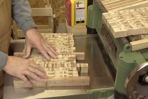 Planage des assemblages en bout de grain