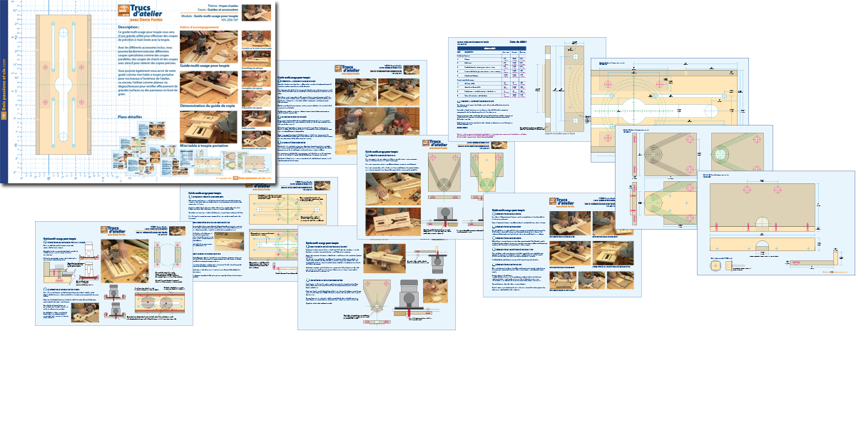 Cahier de plans papier disponible