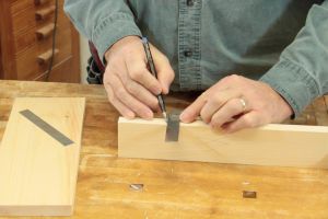 Marquage des diff�rents types de tenons