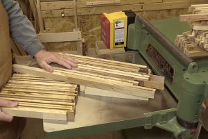 Planage des blocs de carrelets