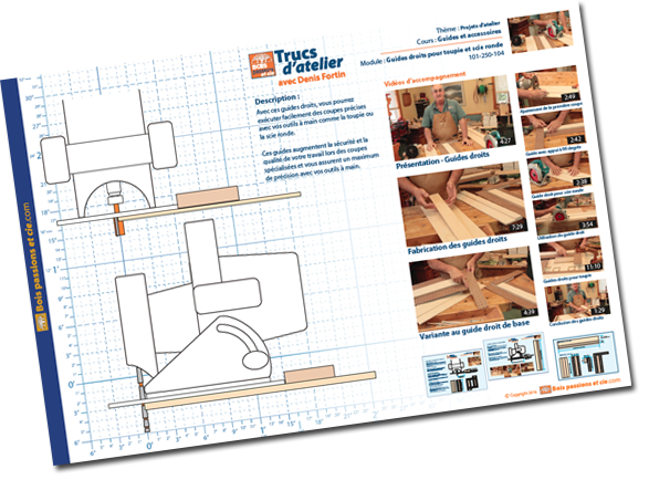 Cahier de plans papier disponible
