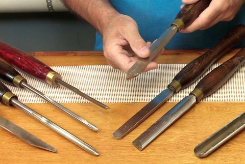 Aff�tage des gouges de tourneur sur bois