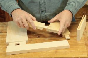Quelques types de tenons