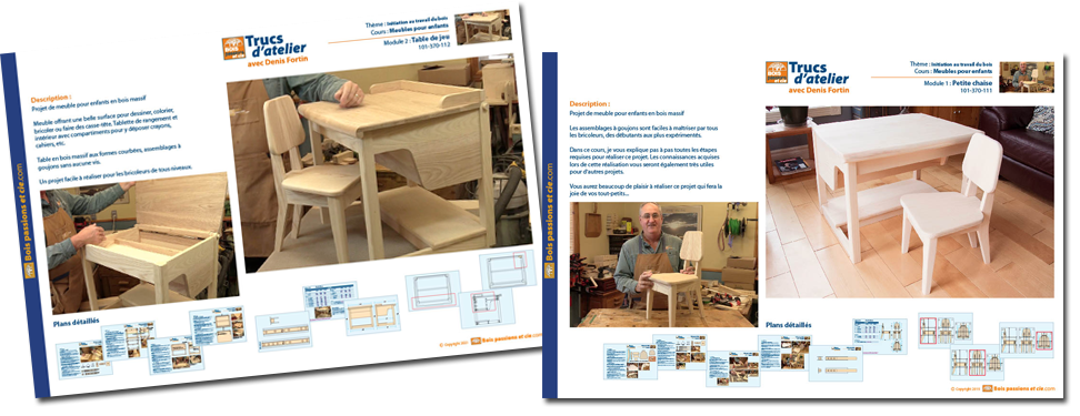 Cahier de plans papier disponible
