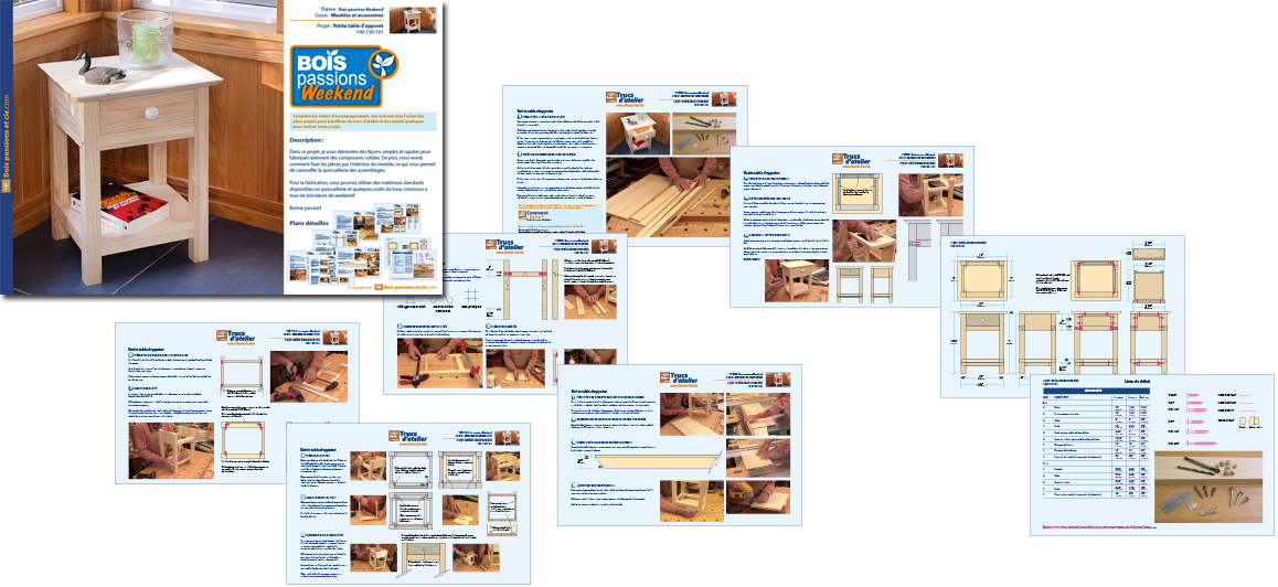Cahier de plans papier disponible