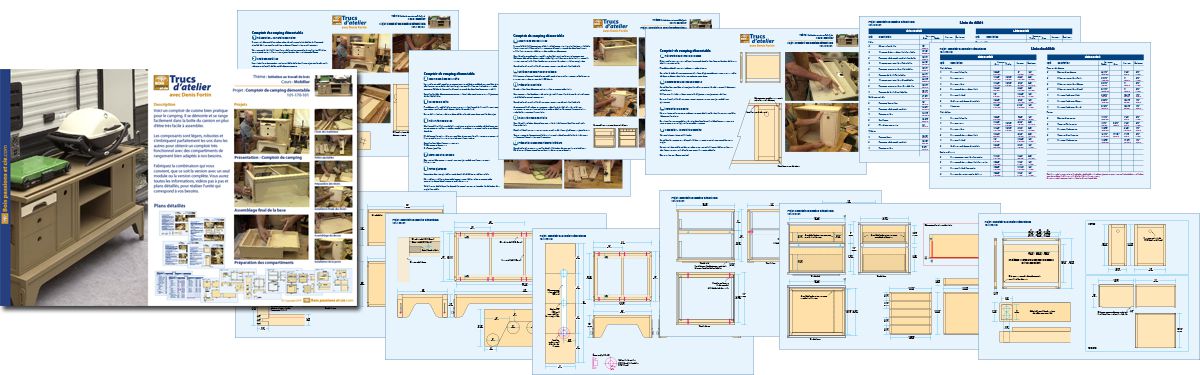 Cahier de plans papier disponible
