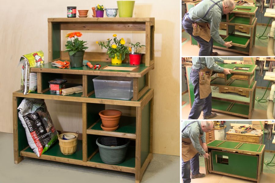 Comptoir de jardin d�montable