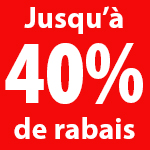 40% de rabais
