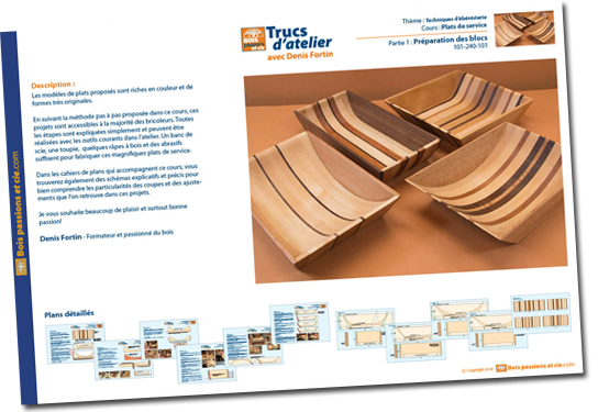 Cahier de plans papier disponible