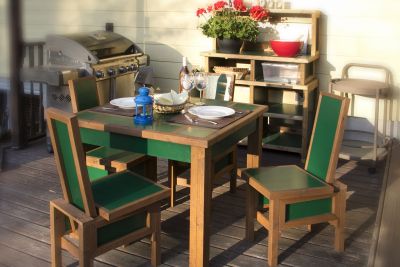 Ensemble de patio - Style contemporain